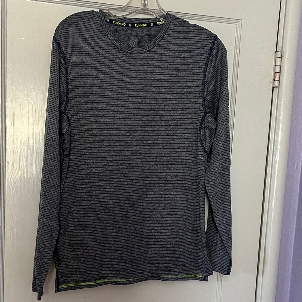 Champion Men’s Striped Long Sleeve Running Shirt